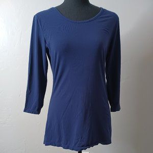Shade‎ Brand 3/4 sleeve Scoop Tee Shirt Size Extra Large